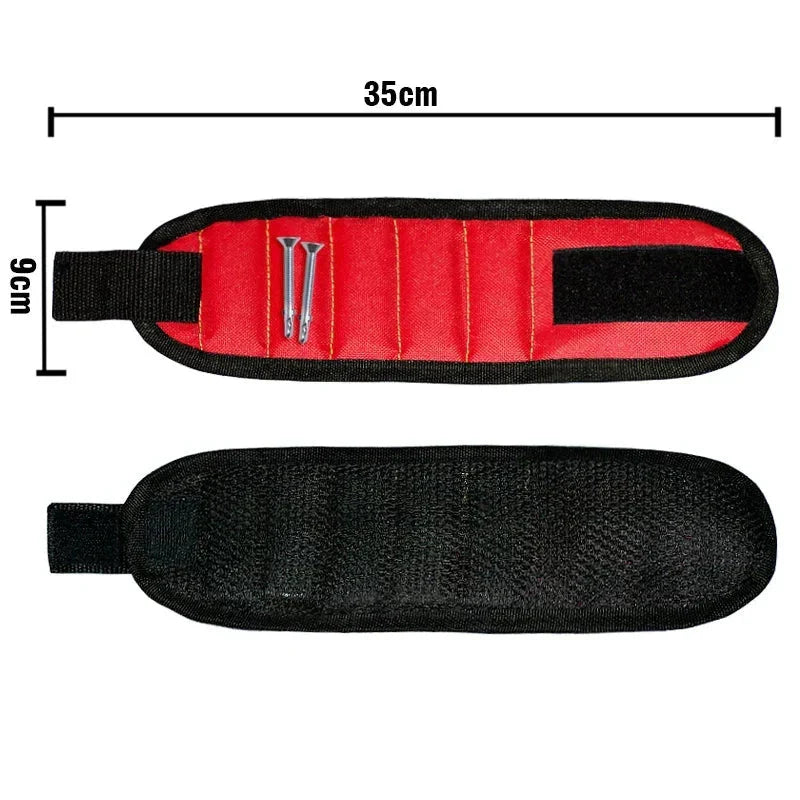 Strong Magnetic Wristband â Portable Tool Bag for Holding Screws, Nails, Nuts, Bolts, and Drill Bits