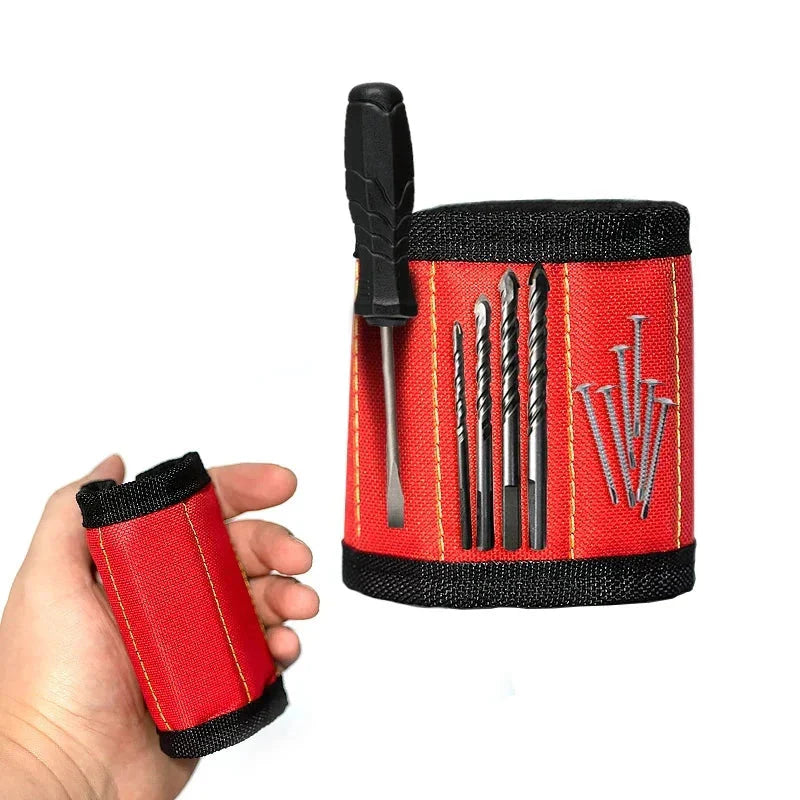 Strong Magnetic Wristband â Portable Tool Bag for Holding Screws, Nails, Nuts, Bolts, and Drill Bits