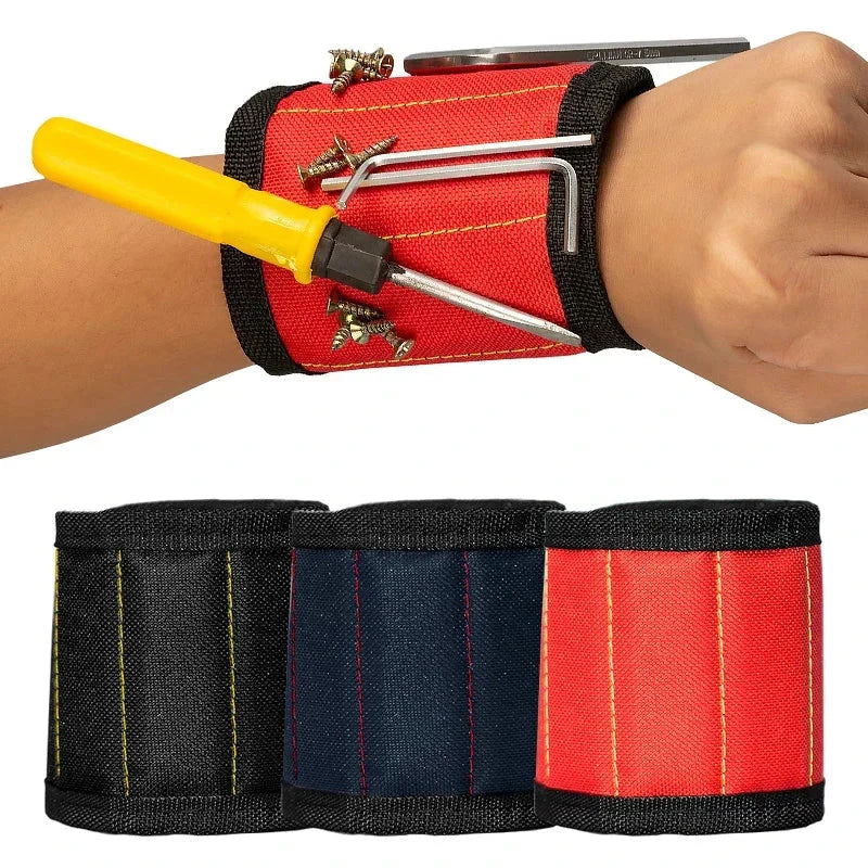 Strong Magnetic Wristband â Portable Tool Bag for Holding Screws, Nails, Nuts, Bolts, and Drill Bits