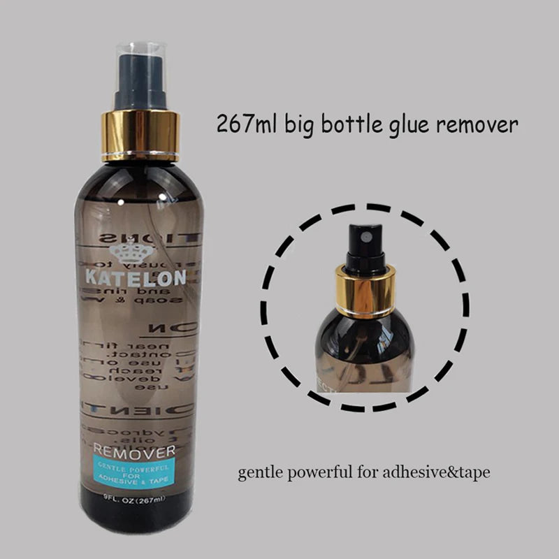 Big Bottle Wig Glue Remover for Salon Liquid Remover for Wig Adhesive Hair Glue Wig Tape Solvent Spray Remover for Lace Glue