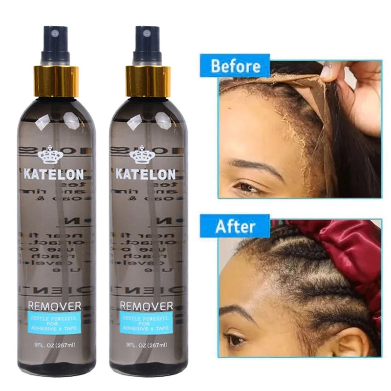 Big Bottle Wig Glue Remover for Salon Liquid Remover for Wig Adhesive Hair Glue Wig Tape Solvent Spray Remover for Lace Glue