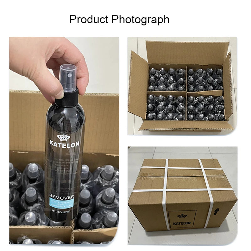Big Bottle Wig Glue Remover for Salon Liquid Remover for Wig Adhesive Hair Glue Wig Tape Solvent Spray Remover for Lace Glue
